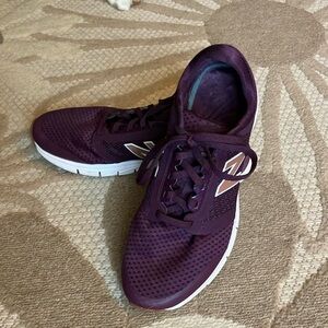 Burgundy shoes